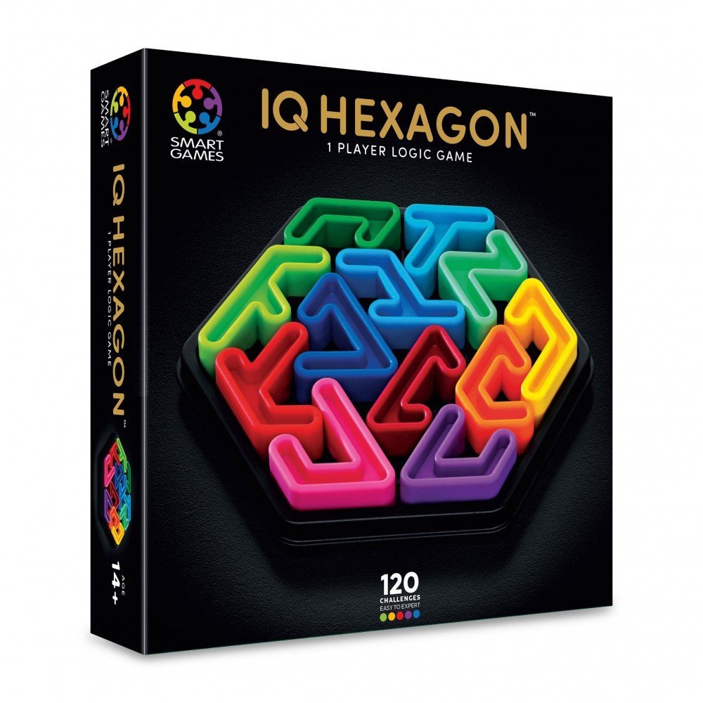 IQ Hexagon – Juego de lógica con 120 desafíos - MINI MUNDO