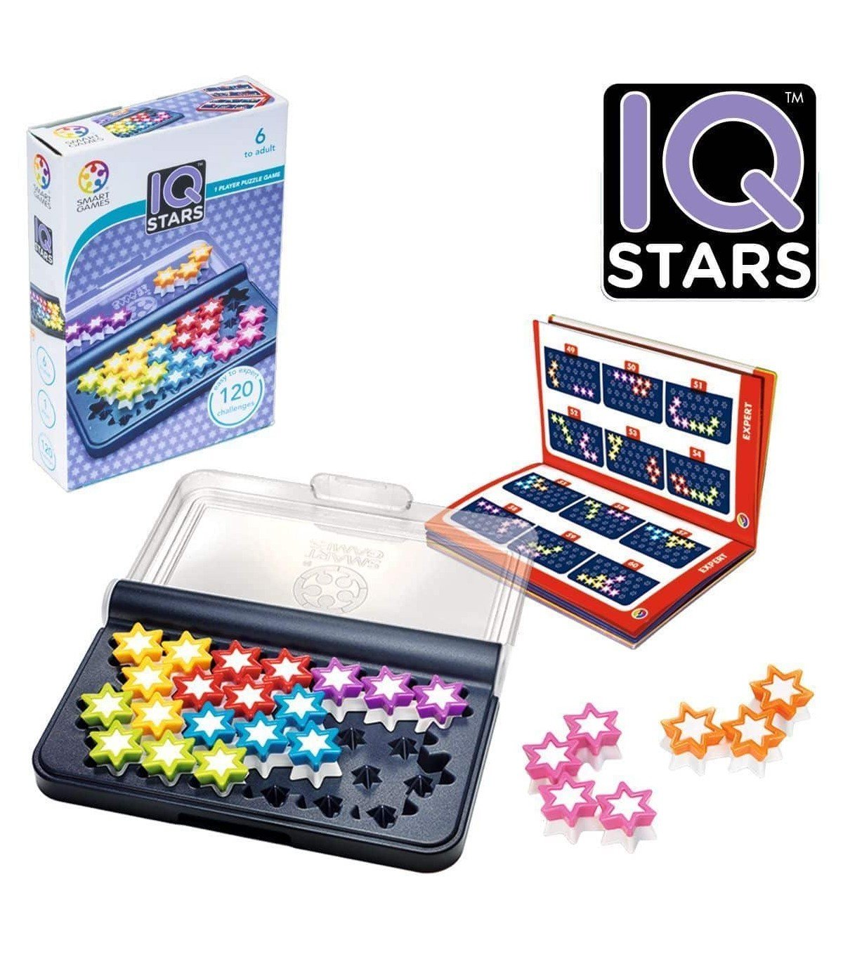 IQ Stars – Juego de lógica portátil - MINI MUNDO