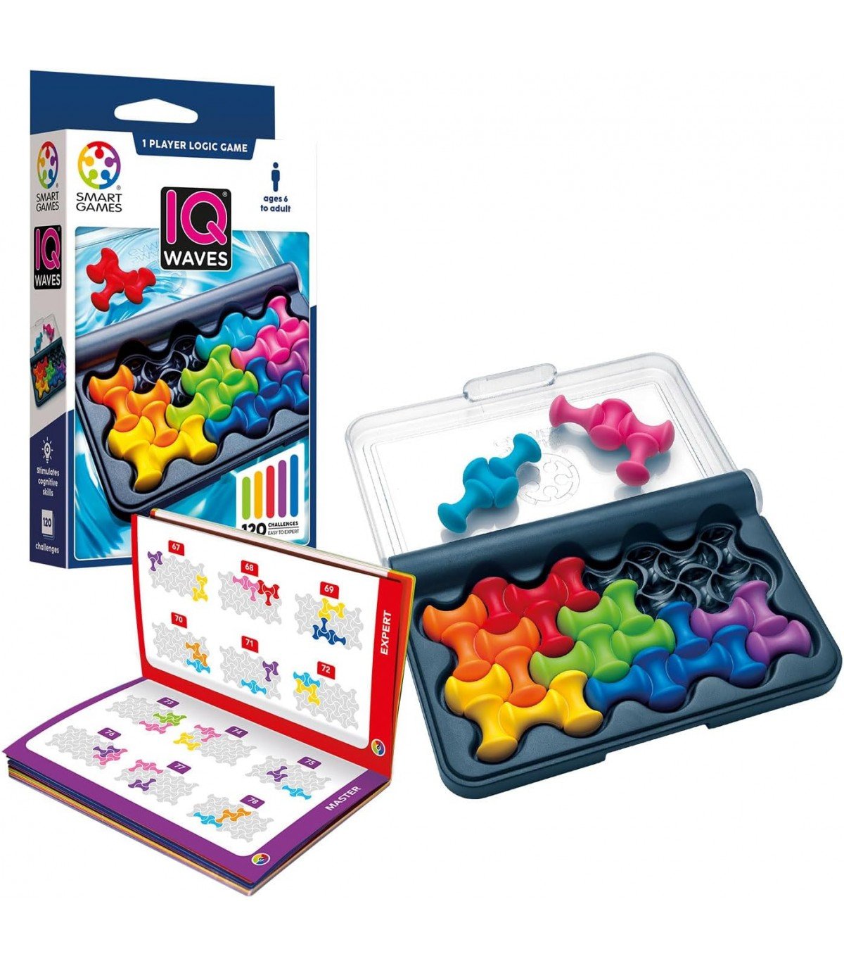 IQ Waves – Juego de lógica con 120 desafíos - MINI MUNDO