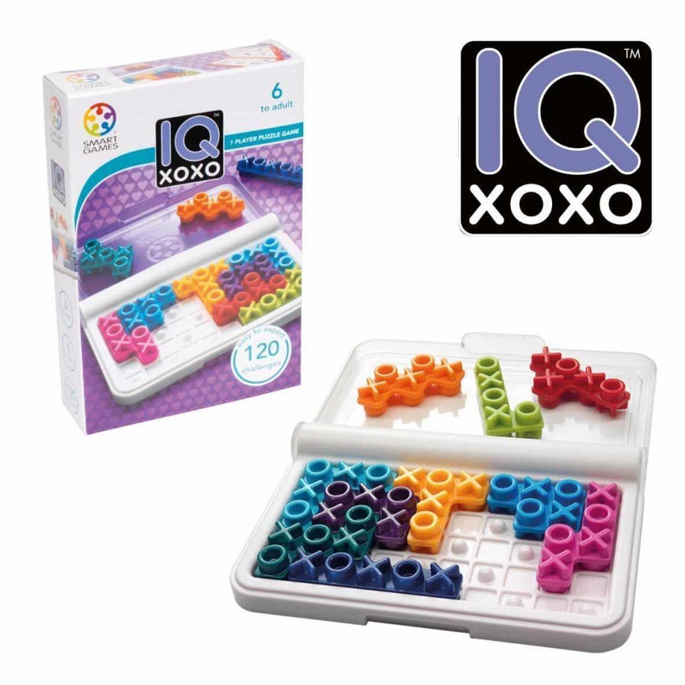 IQ XOXO – Juego de lógica con 120 desafíos - MINI MUNDO