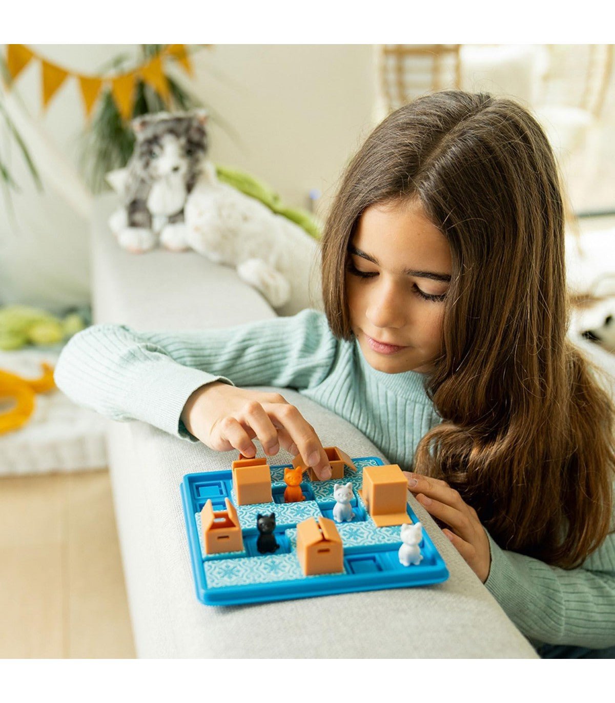 Juego de lógica “Gatos y Cajas” - MINI MUNDO