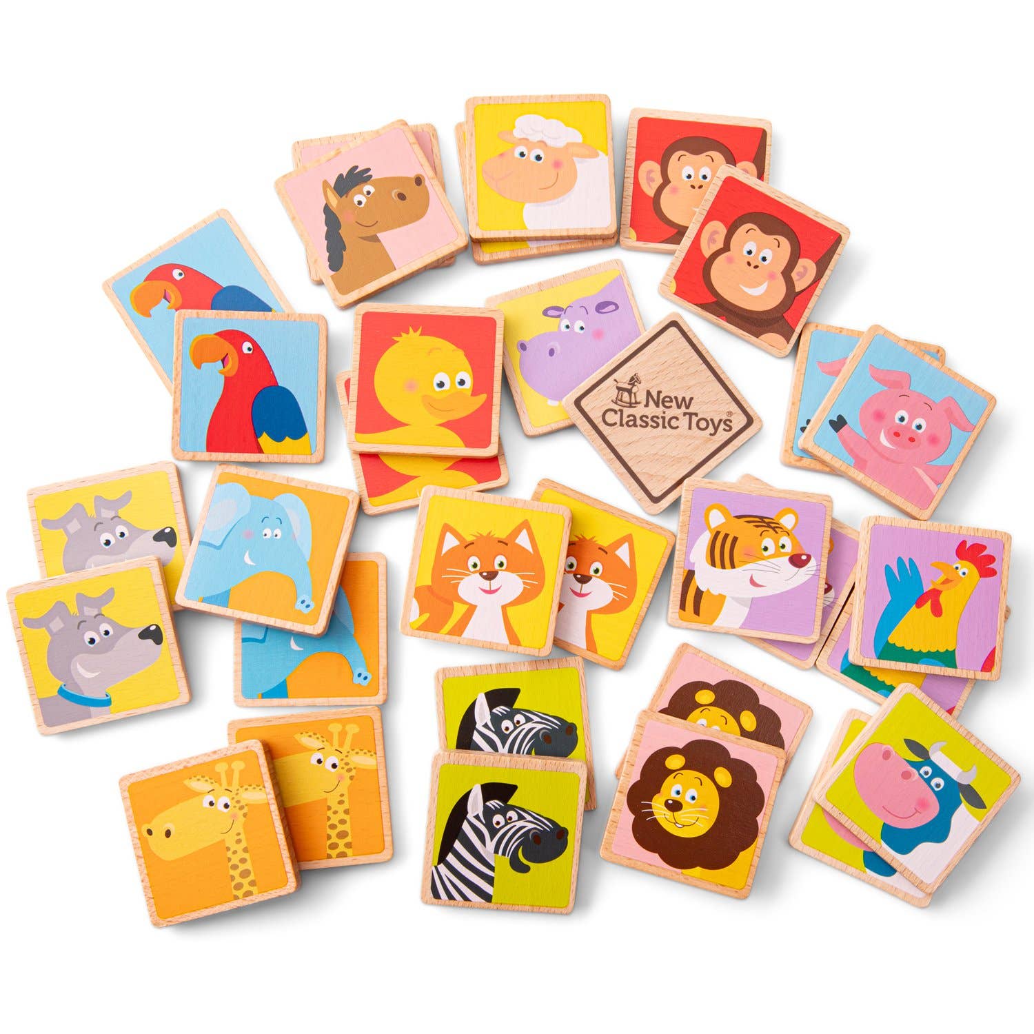 Juego del Memory - animales - MINI MUNDO