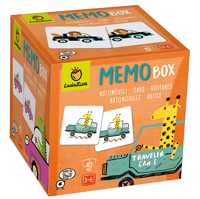 Juego del Memory - coches - MINI MUNDO