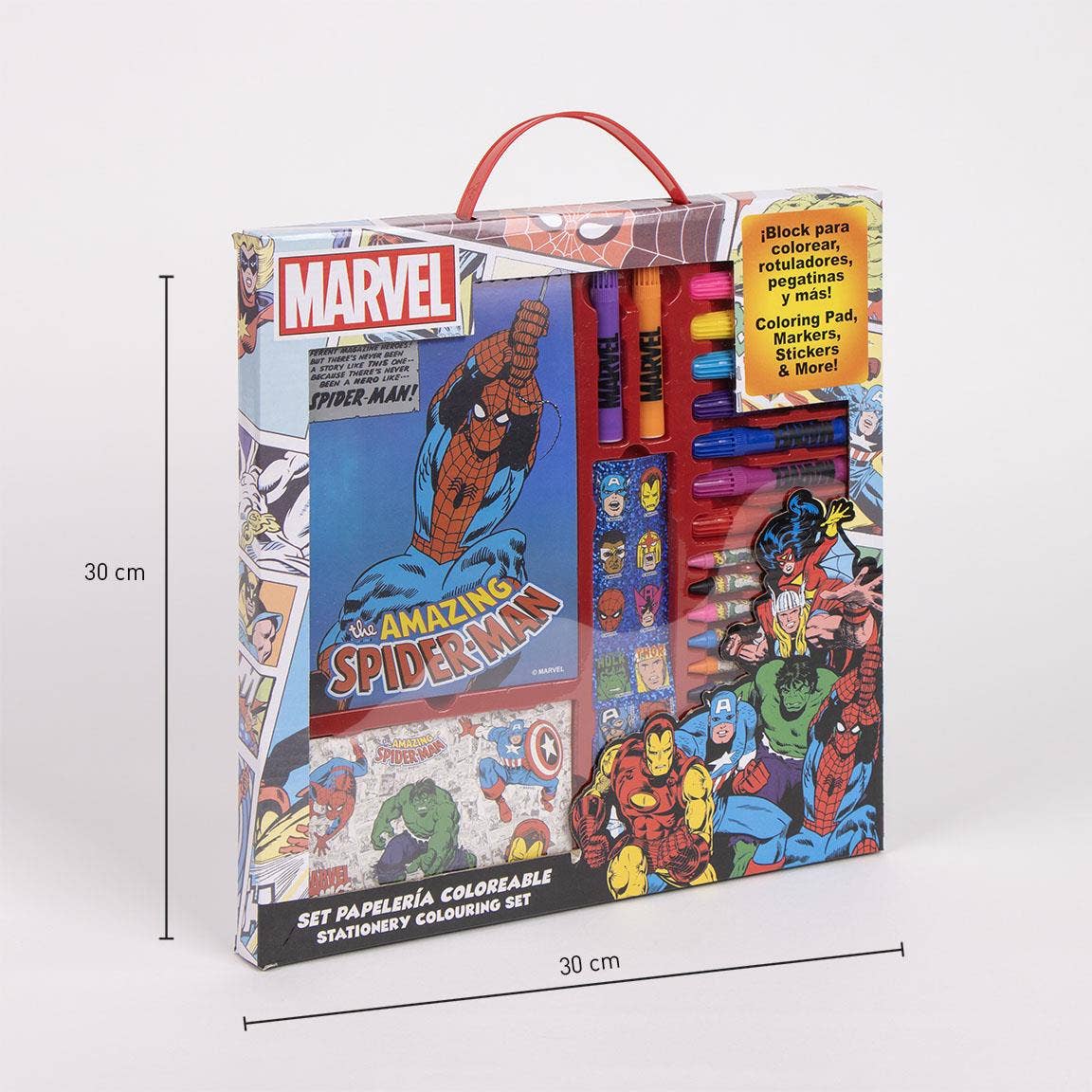 Libro actividades coloreable - Marvel/Spiderman - MINI MUNDO