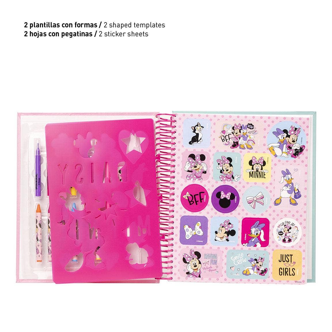 Libro actividades coloreable Minnie - MINI MUNDO