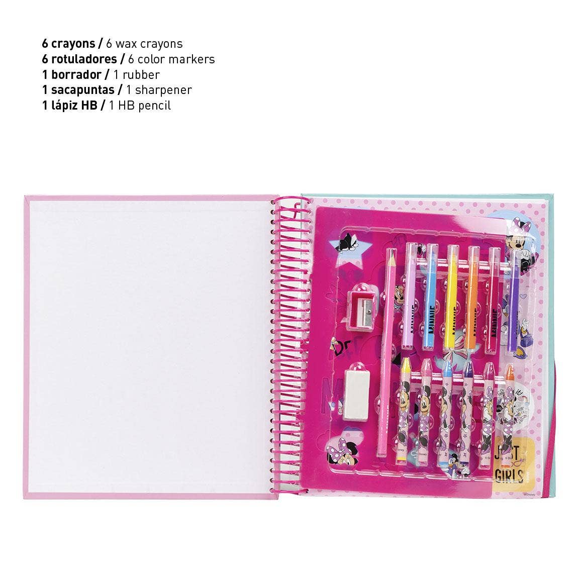 Libro actividades coloreable Minnie - MINI MUNDO