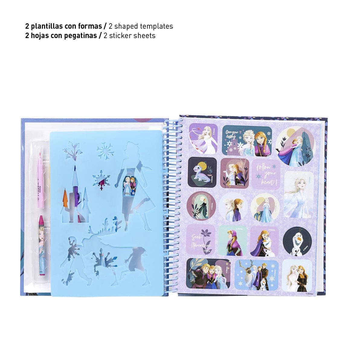 Libro de actividades coloreable Frozen - MINI MUNDO