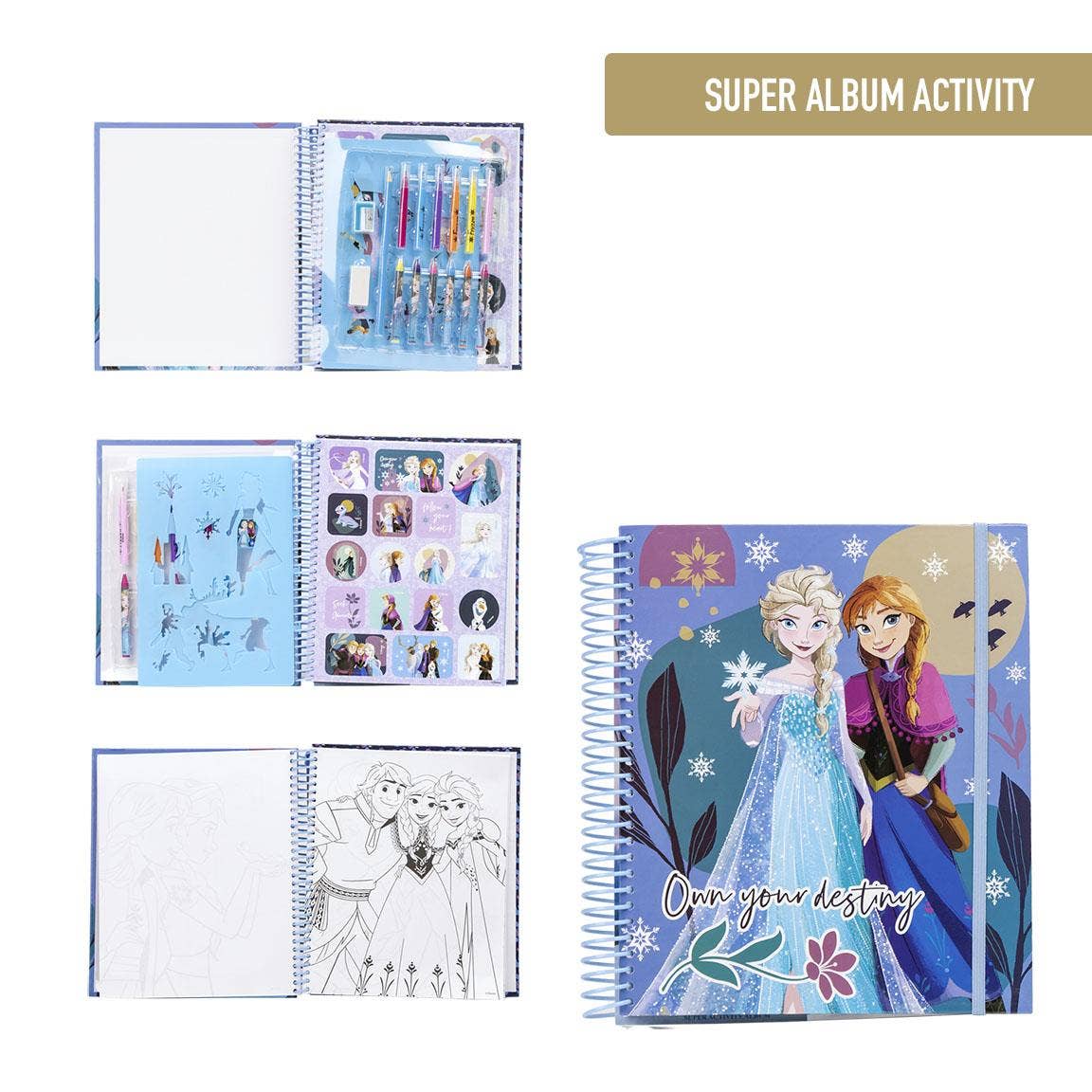 Libro de actividades coloreable Frozen - MINI MUNDO