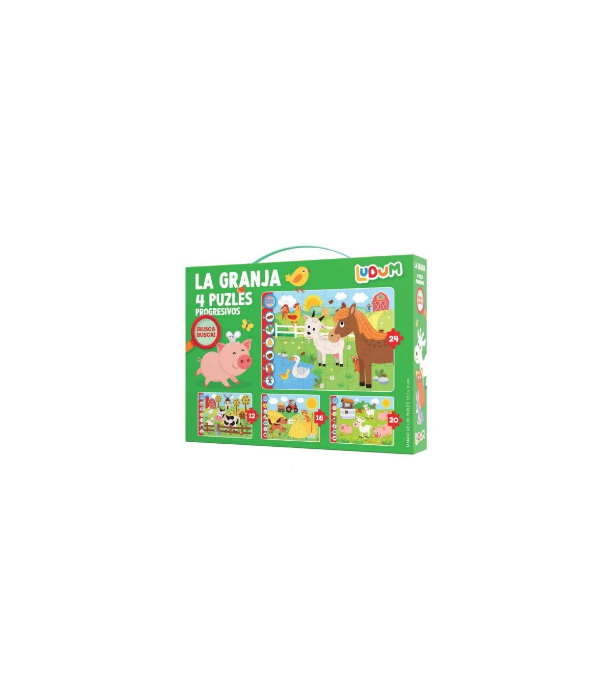 LUDUM - PUZLES PROGRESIVOS LA GRANJA - MINI MUNDO