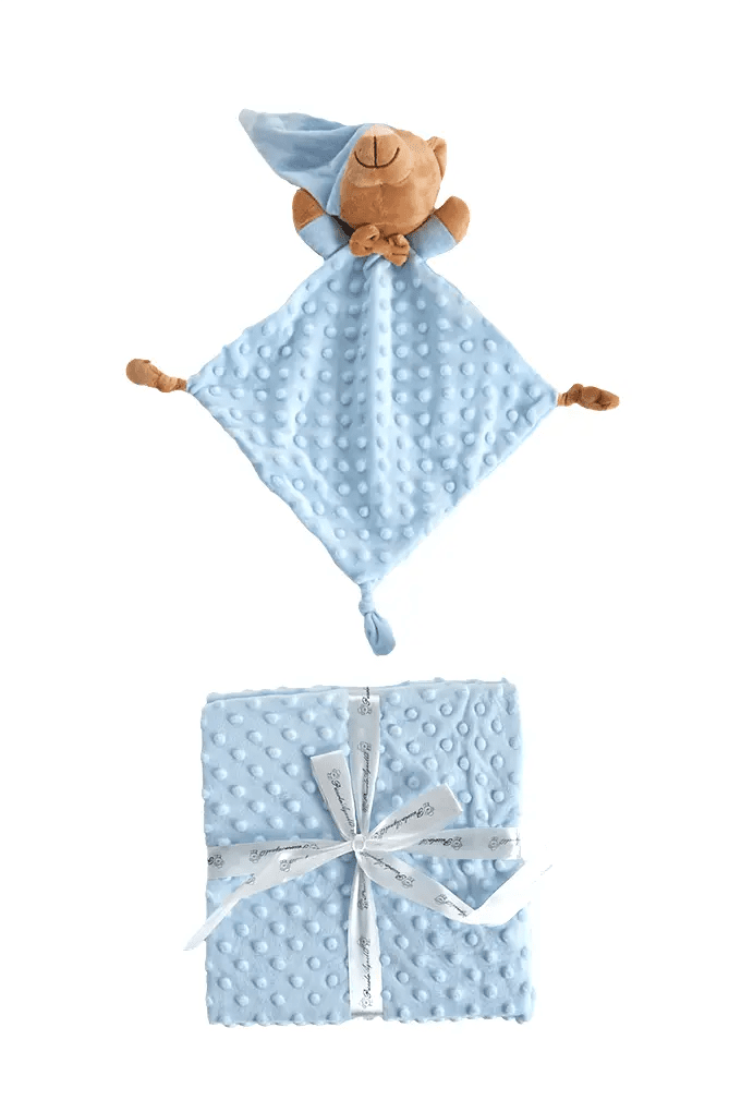 Manta bebe + Doudou Oso - MINI MUNDO