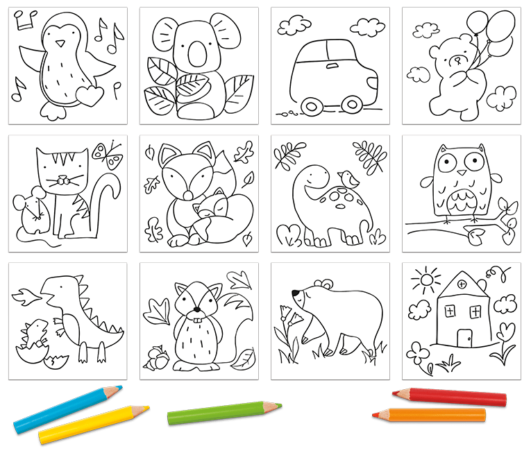 Manualidades colorear dinosaurios - MINI MUNDO