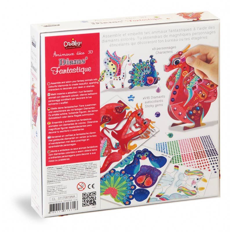 Manualidades diamantes - animales fantásticos - MINI MUNDO