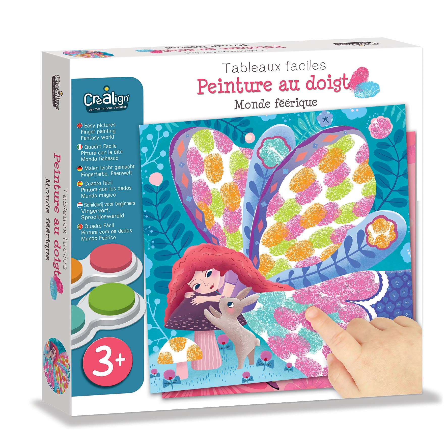 Manualidades pintura de dedos - Hadas - MINI MUNDO