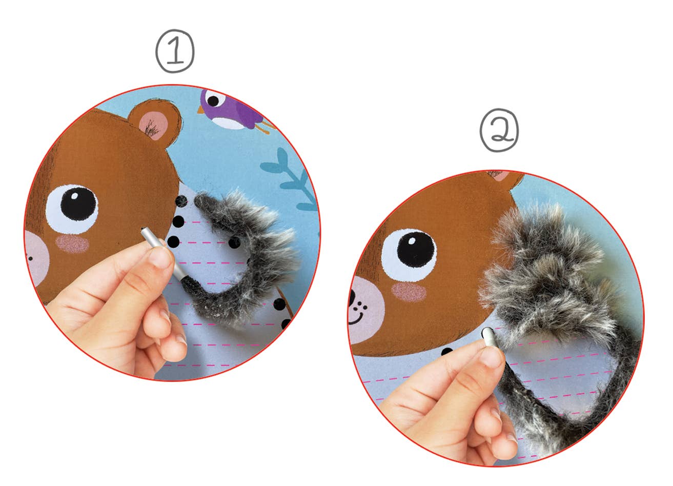 Manualidades tejer lana Crealign (Oso) - MINI MUNDO
