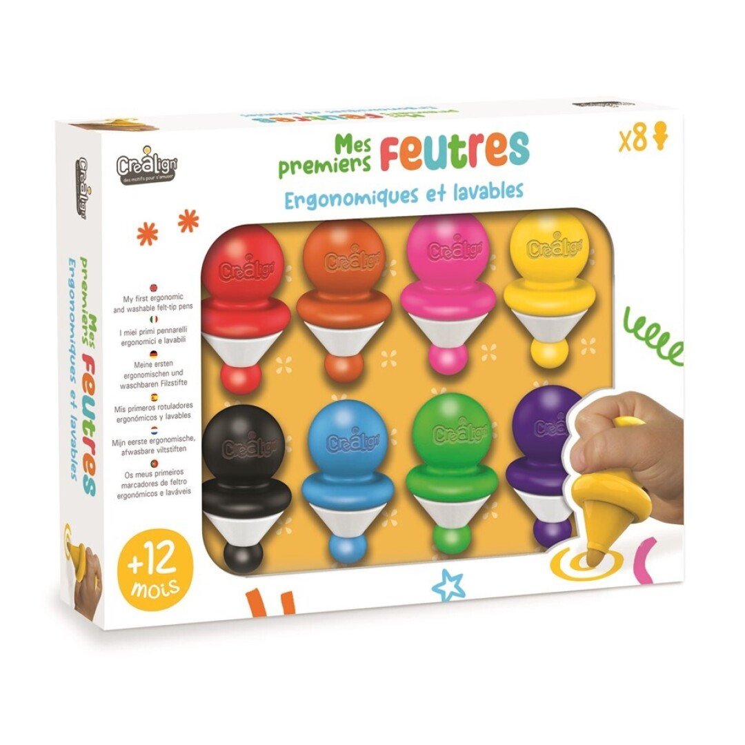 Mis primeros rotuladores 8 piezas - MINI MUNDO