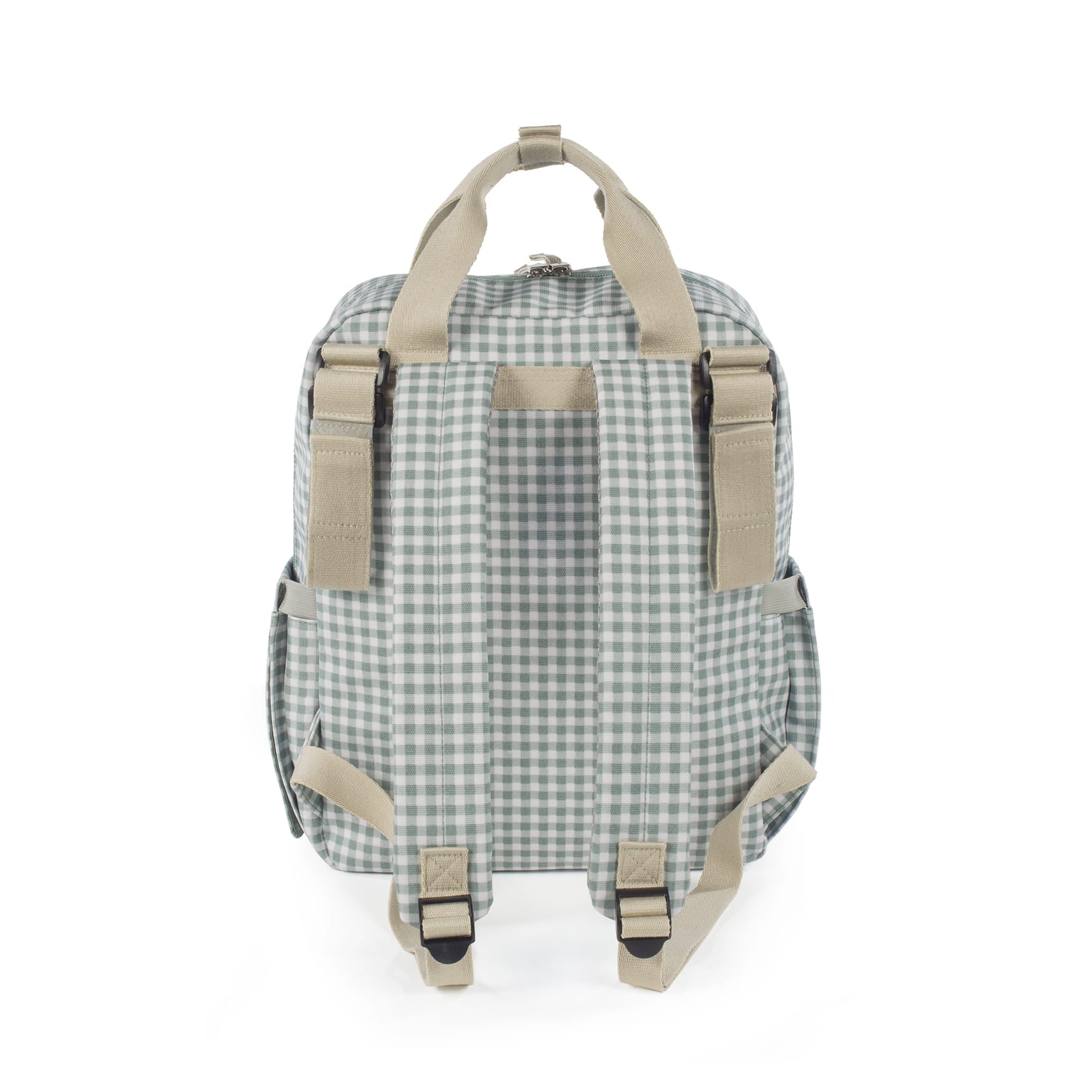 Mochila Bolso Walking Mum I Love Vichy Verde - BEBABI