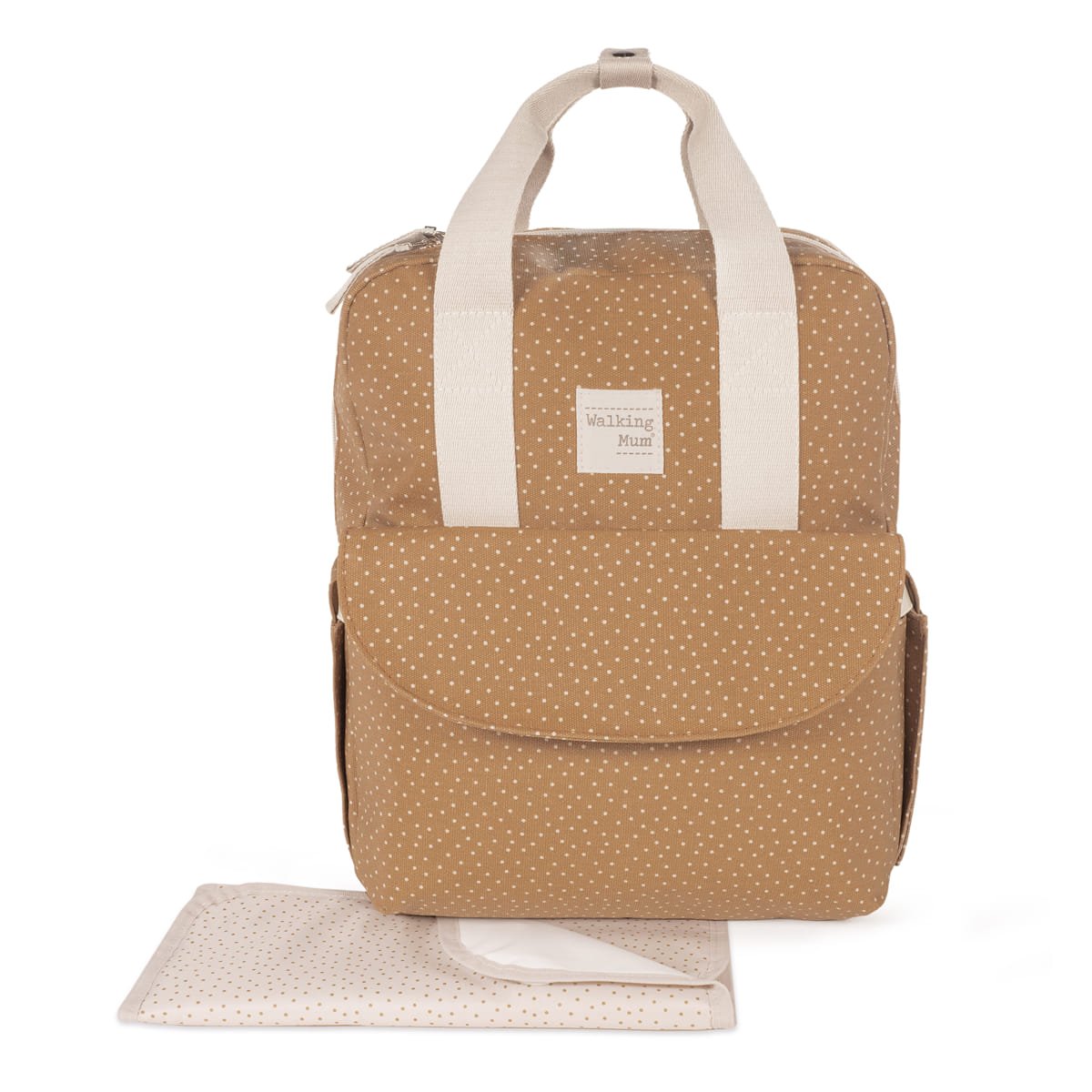 Mochila Bolso Walking Mum Poppy Canela - BEBABI