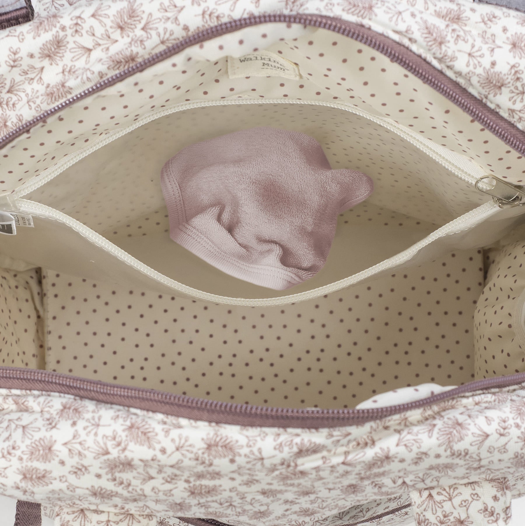Mochila Cambiador Walking Mum Gala Cerise Floral con Cambiador - BEBABI