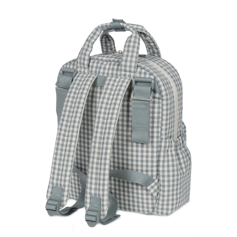 Mochila Cambiador Walking Mum Praliné Vichy Matcha con Cambiador - BEBABI
