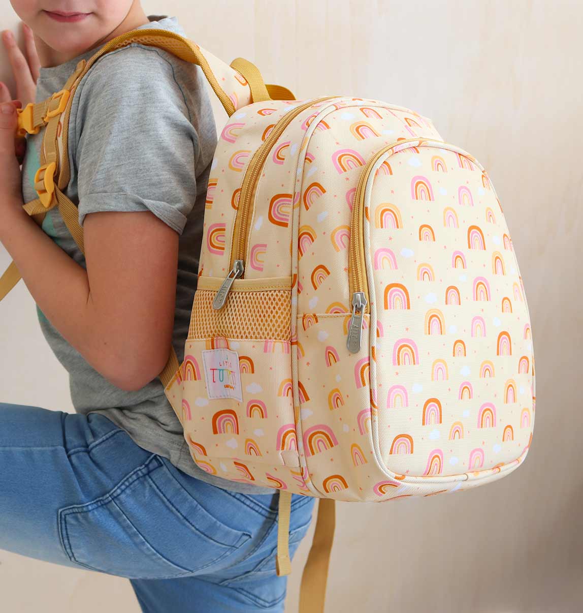 Mochila Escolar Arcoíris Niña | Mochila Infantil Colorida - MINI MUNDO