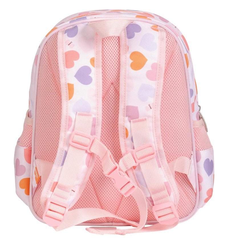 MOCHILA ESCOLAR CORAZONES - BEBABI