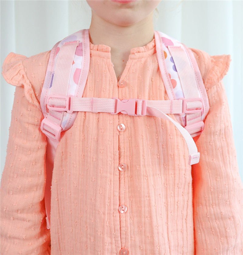 MOCHILA ESCOLAR CORAZONES - BEBABI