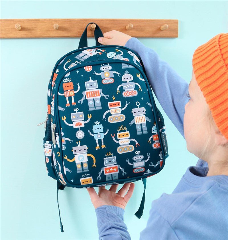 MOCHILA ESCOLAR ROBOTS - BEBABI