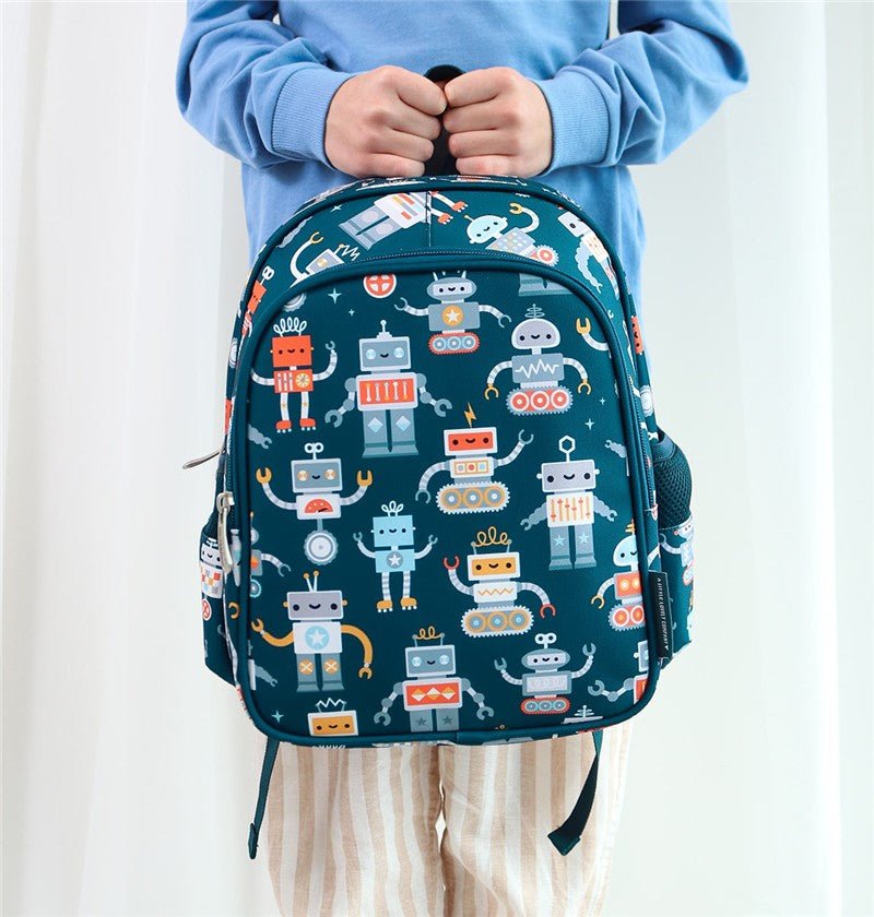 MOCHILA ESCOLAR ROBOTS - BEBABI