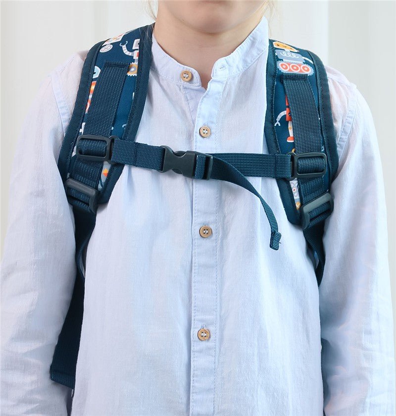 MOCHILA ESCOLAR ROBOTS - BEBABI