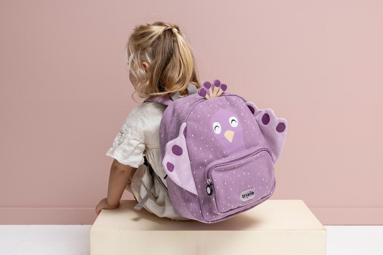 Mochila escolar Trixie Pavo Real - BEBABI