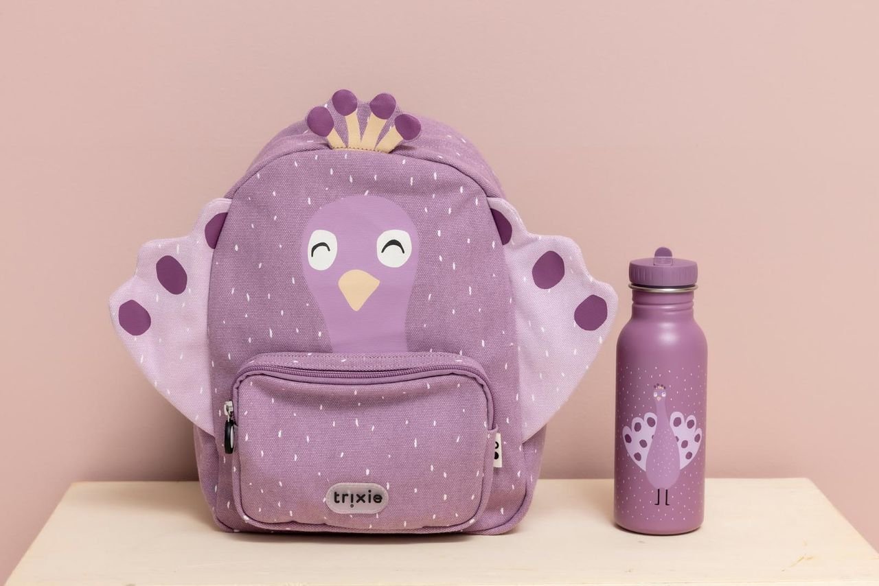 Mochila escolar Trixie Pavo Real - BEBABI