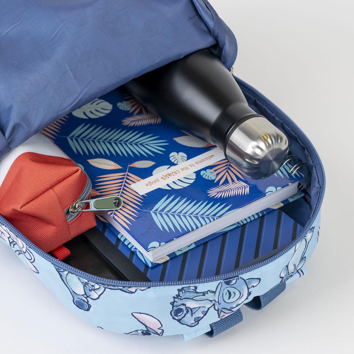 Mochila Infantil Stitch Azul - MINI MUNDO