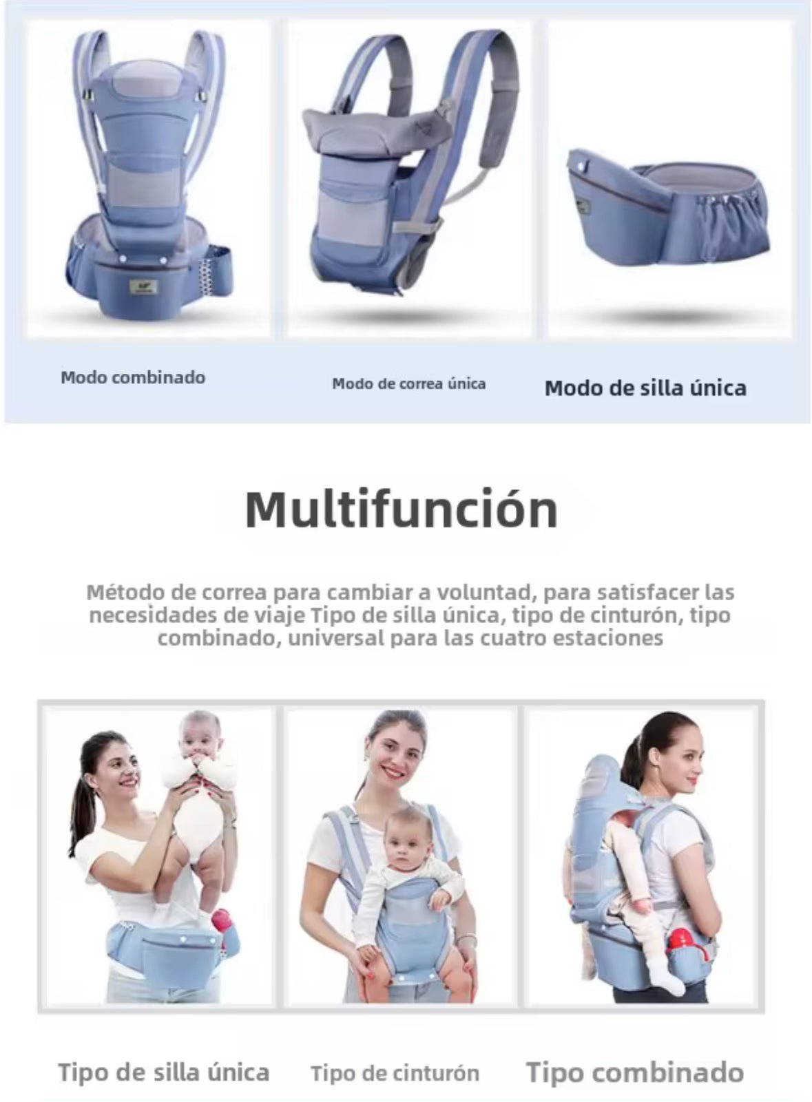 Mochila Portabebés ergonómica - MINI MUNDO