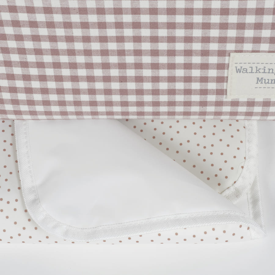 MOCHILA PRALINÉ VICHY MOKA - BEBABI