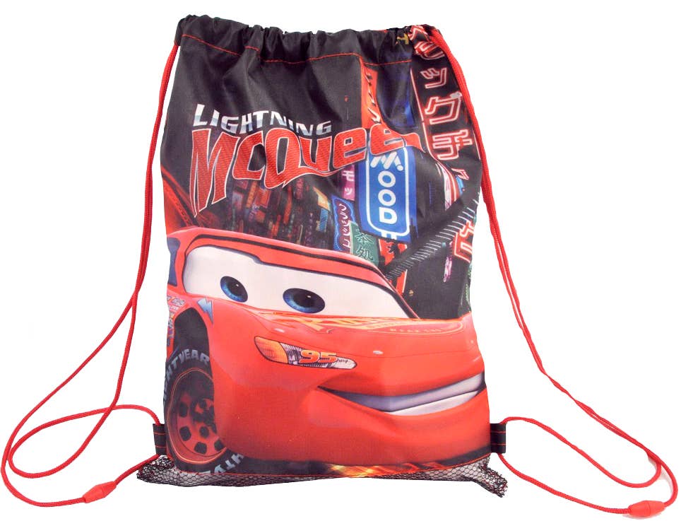 Mochila Saco - Cars Rayo McQueen - MINI MUNDO