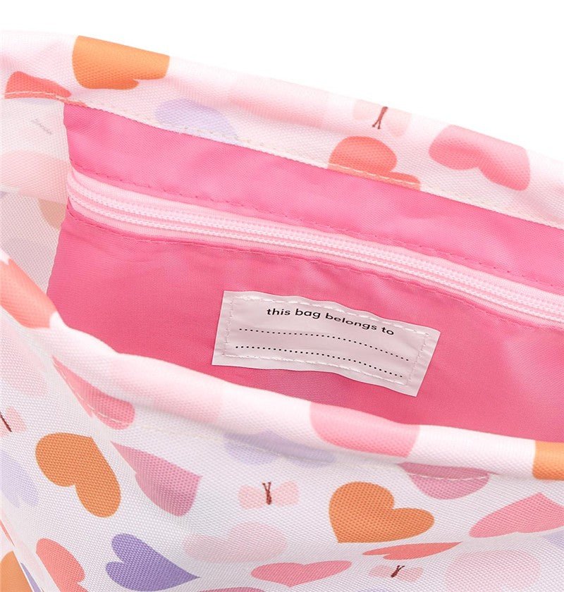 MOCHILA SACO CORAZÓNES - BEBABI