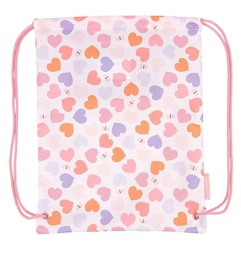 MOCHILA SACO CORAZÓNES - BEBABI