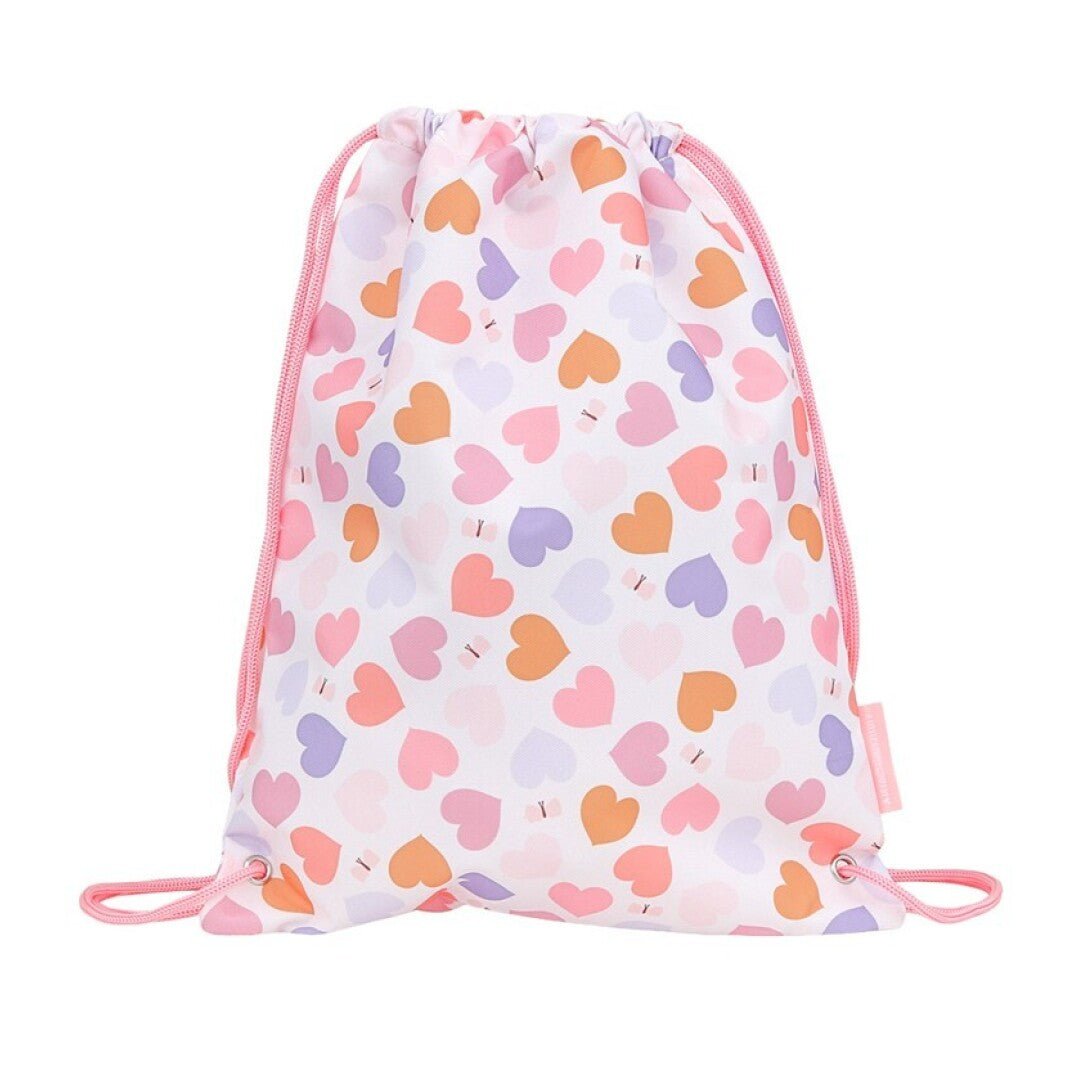 MOCHILA SACO CORAZÓNES - BEBABI