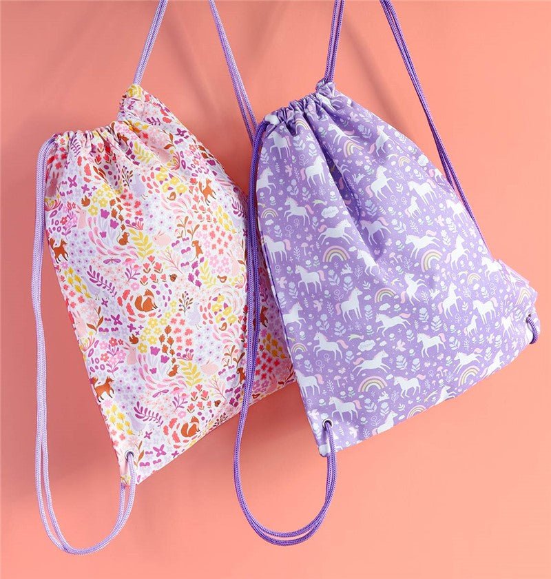 Mochila saco - unicornio - MINI MUNDO