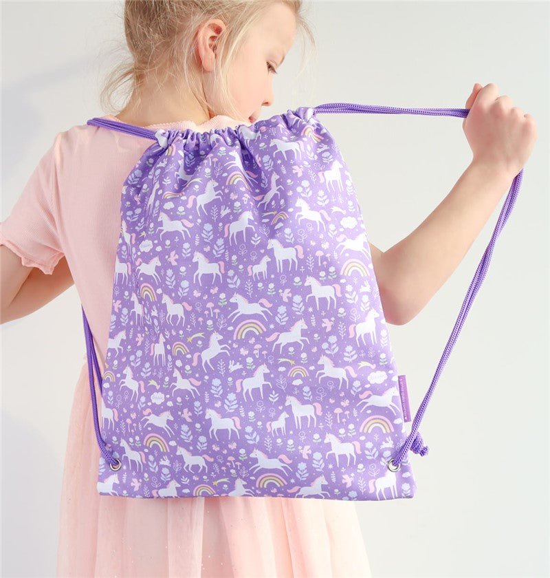 Mochila saco - unicornio - MINI MUNDO