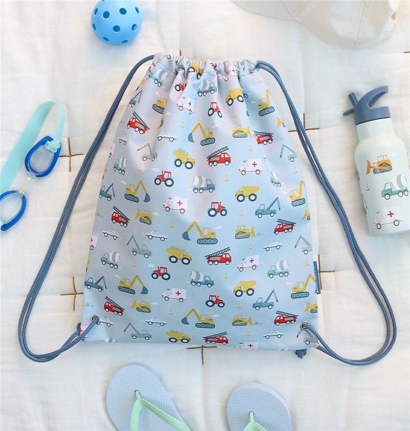 Mochila saco - vehículos - MINI MUNDO