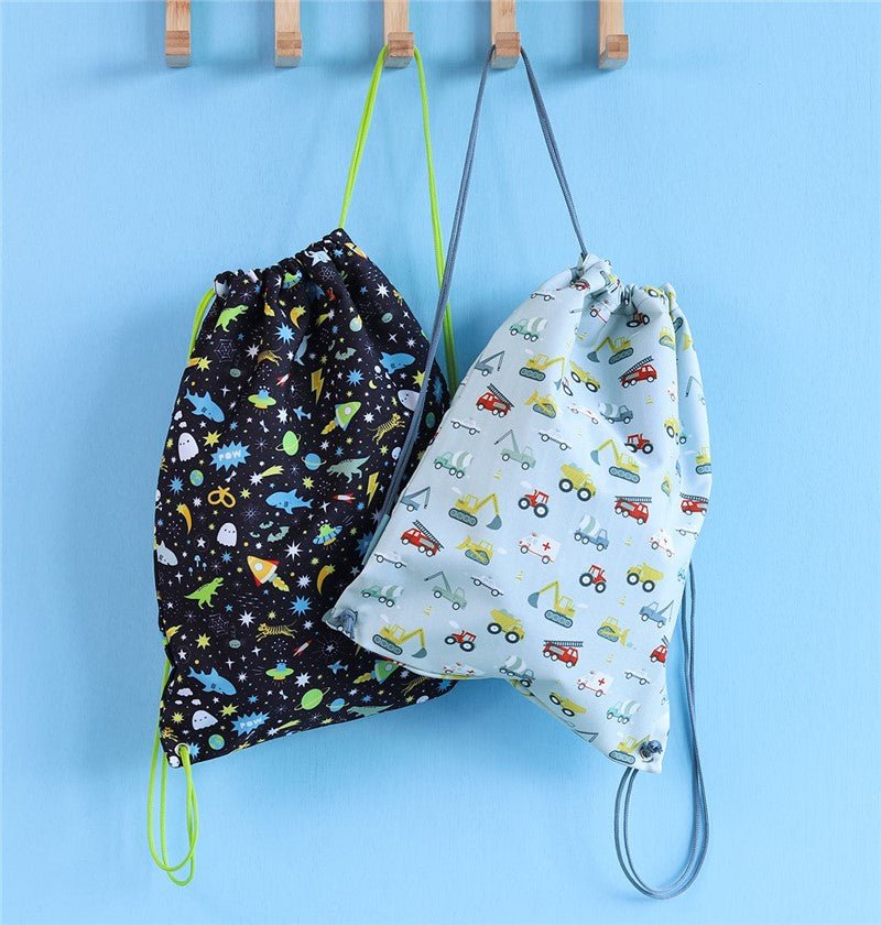 Mochila saco - vehículos - MINI MUNDO