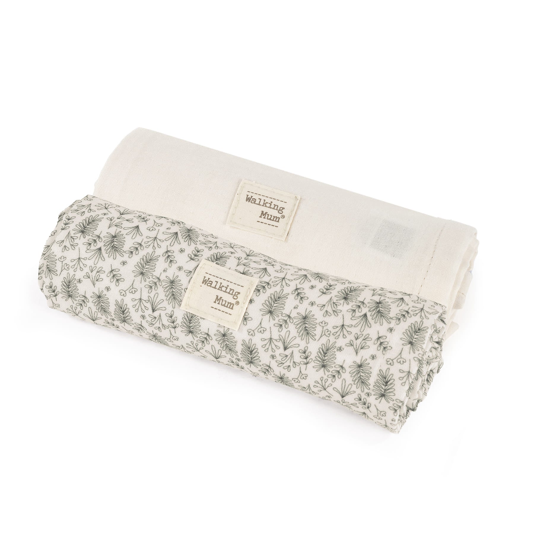 PACK 2 MUSELINAS 70X70 CM GALA MINT - BEBABI