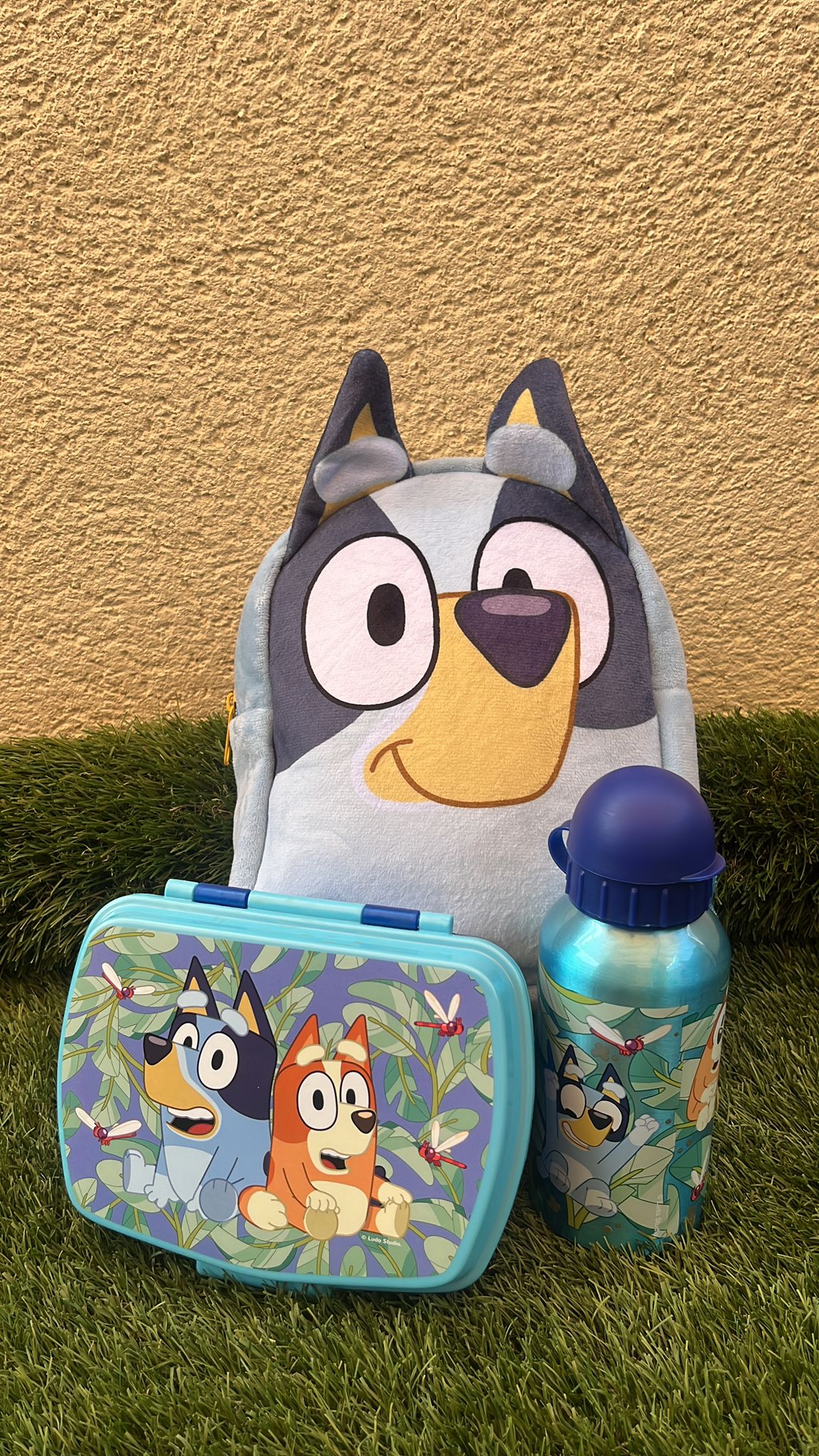 Pack mochila + fiambrera - Bluey - MINI MUNDO