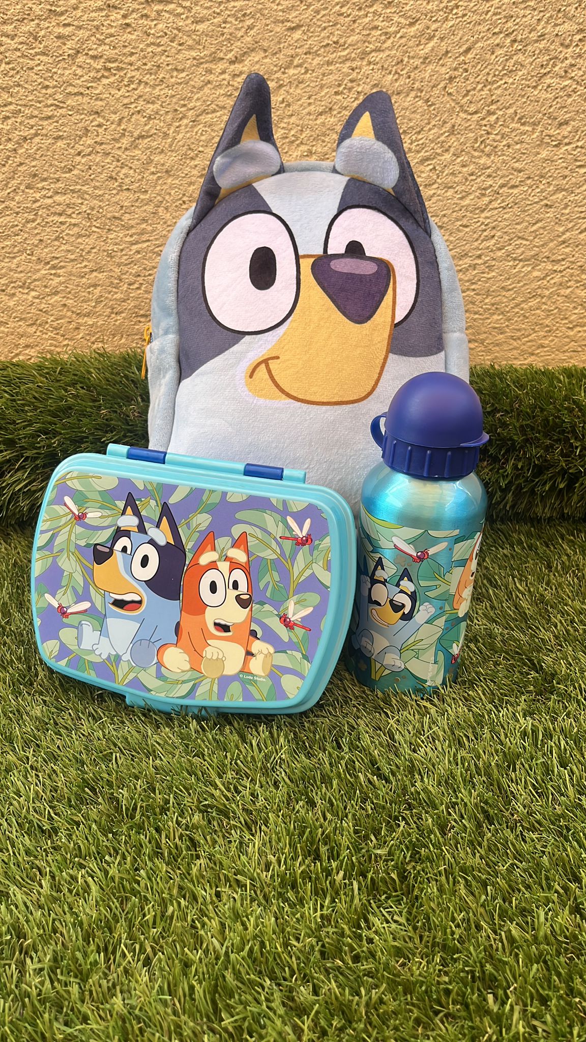 Pack mochila + fiambrera - Bluey - MINI MUNDO