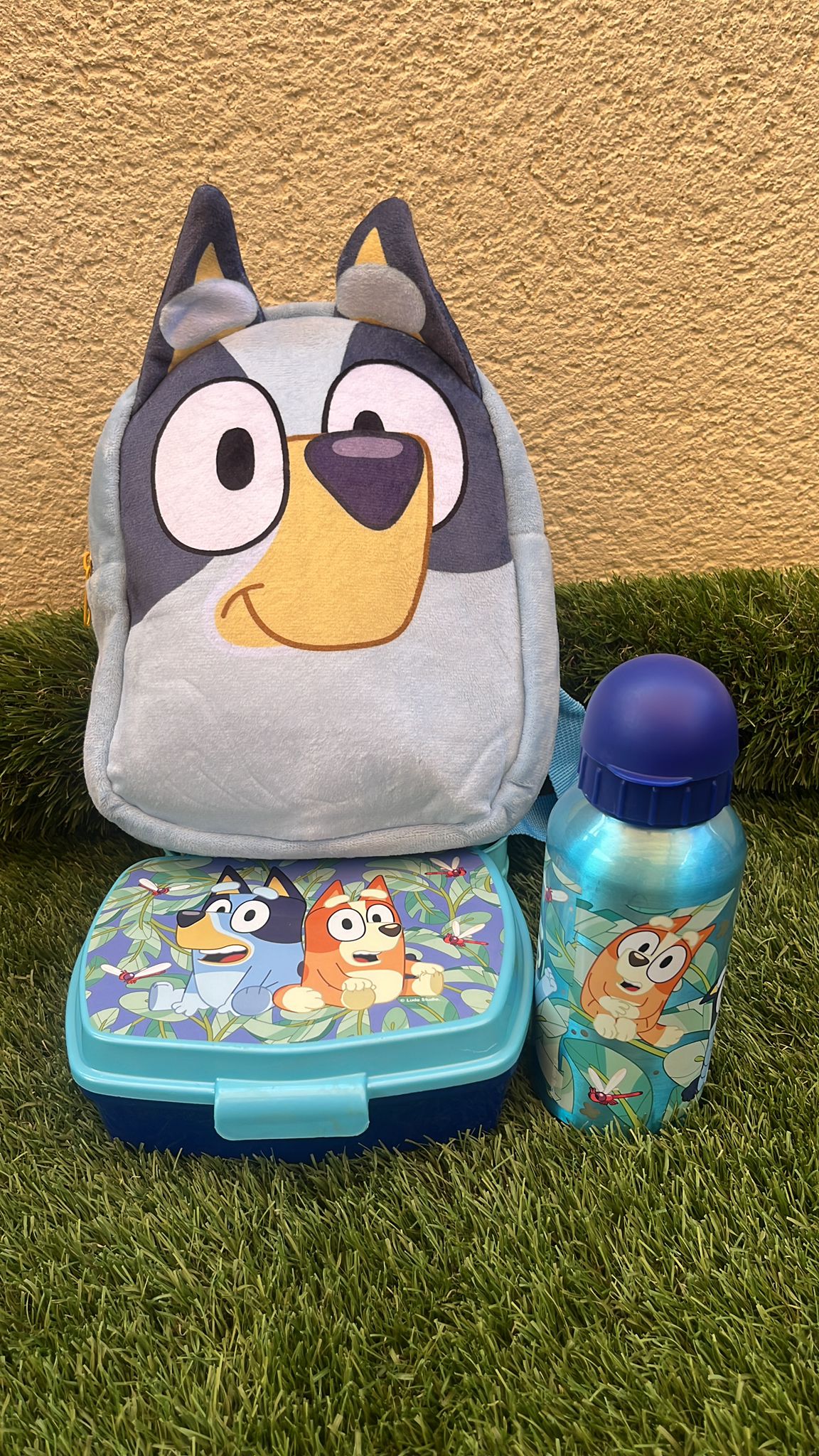 Pack mochila + fiambrera - Bluey - MINI MUNDO