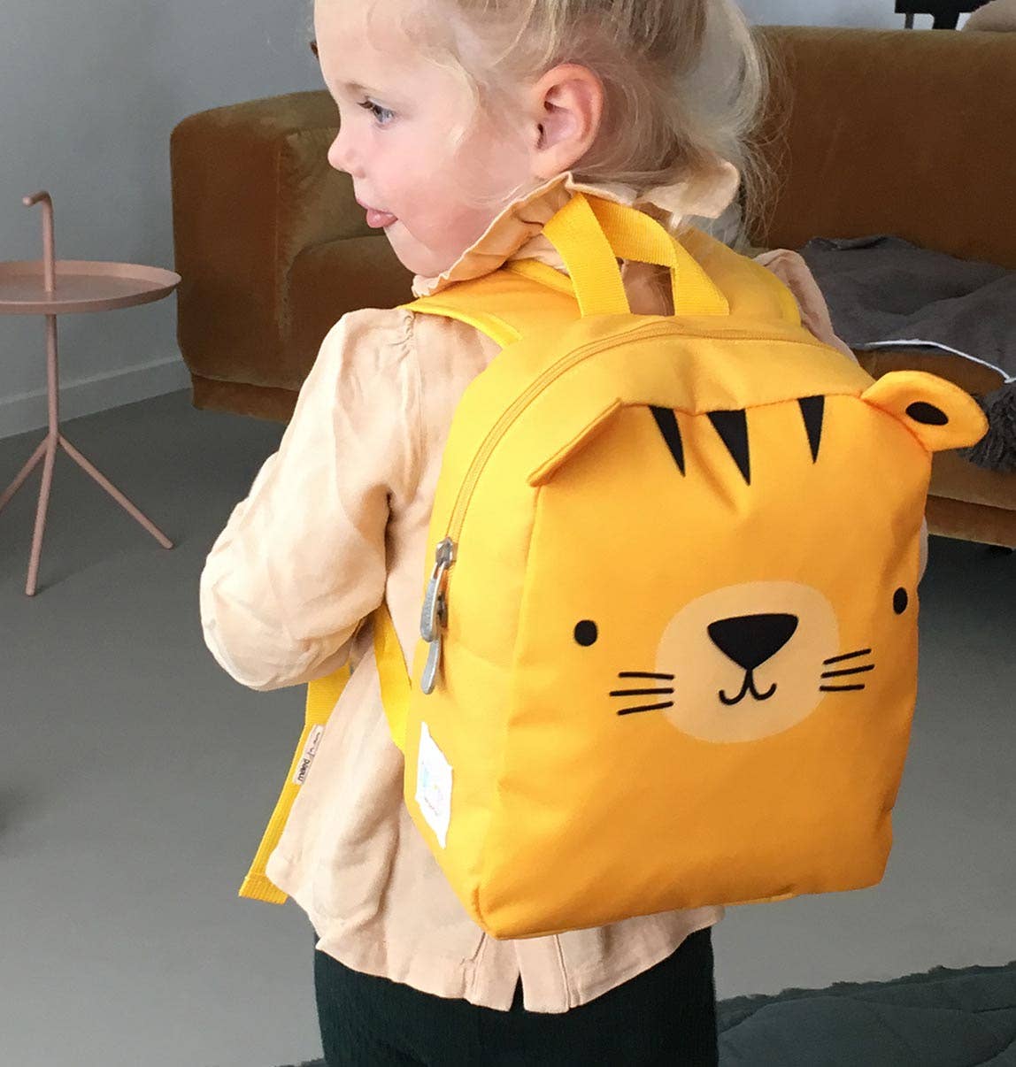 Pack mochila + fiambrera + botella - Tigre - MINI MUNDO