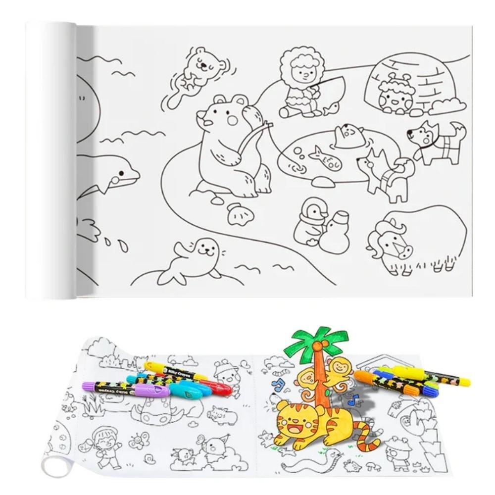 Papel adhesivo tematizado - ANIMAL STORIES - MINI MUNDO