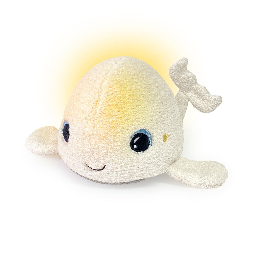 Peluche Luminoso Pabobo Beluga con Luz Nocturna y Sonidos - BEBABI