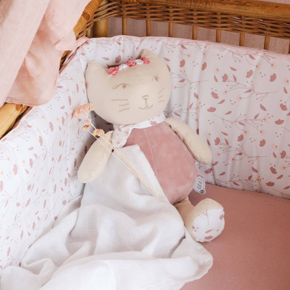 Peluche musical - gato rosa - MINI MUNDO